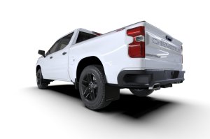 Chevrolet Silverado 1500 Mud Flap - Rally Armor - UR Black Flap/Metallic Black Logo - Black - `19-`26